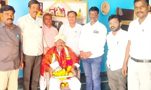 ಕಲಬುರಗಿ | ಫ.ಗು.ಹಳಕಟ್ಟಿ ಪ್ರಶಸ್ತಿ ಪುರಸ್ಕೃತ ಮರಿಯಪ್ಪ ಹಳ್ಳಿ ಅವರಿಗೆ ಸನ್ಮಾನ