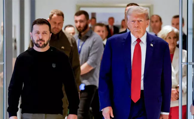 ಮಾಸ್ಕೋ ಮೇಲೆ ದಾಳಿ ಮಾಡಲು ಸಾಧ್ಯವೇ?: ಝೆಲೆನ್ಸ್ಕಿಗೆ ನೇರವಾಗಿ ಕೇಳಿದ ಅಮೆರಿಕ ಅಧ್ಯಕ್ಷ ಡೊನಾಲ್ಡ್‌ ಟ್ರಂಪ್