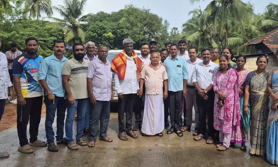 ಕೋಟತಟ್ಟು: ರಸ್ತೆ, ಚರಂಡಿ ಕಾಮಗಾರಿ ಸಂಸದರಿಂದ ಪರಿಶೀಲನೆ