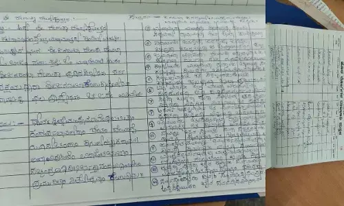 ಕಲಬುರಗಿ: ಜೇವರ್ಗಿ ಆಸ್ಪತ್ರೆಯ ಒಪಿಡಿ ಪುಸ್ತಕದಲ್ಲಿ ಸಿನೆಮಾದ ಭಕ್ತಿಗೀತೆ!