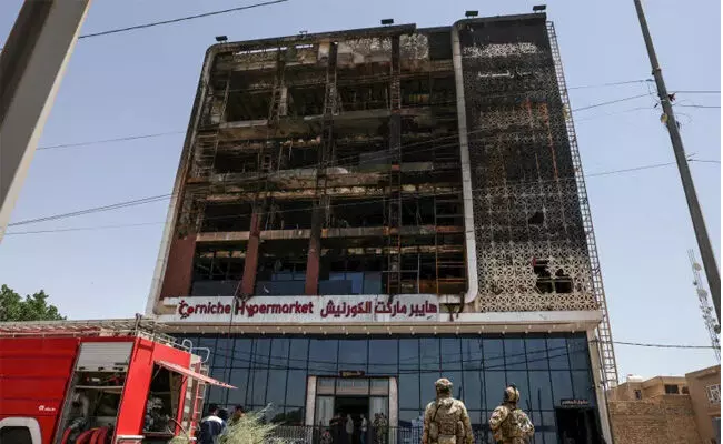 ಇರಾಕ್: ಸೂಪರ್ ಮಾರ್ಕೆಟ್‍ ನಲ್ಲಿ ಬೆಂಕಿ ದುರಂತ ; ಕನಿಷ್ಠ 69 ಮಂದಿ ಮೃತ್ಯು