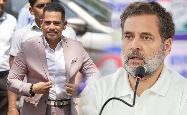 ರಾಬರ್ಟ್ ವಾದ್ರಾ ವಿರುದ್ಧ ಈಡಿ ದೋಷಾರೋಪ: ರಾಜಕೀಯ ದ್ವೇಷ ಸಾಧನೆಯ ಮುಂದುವರಿಕೆ ಎಂದ ರಾಹುಲ್ ಗಾಂಧಿ