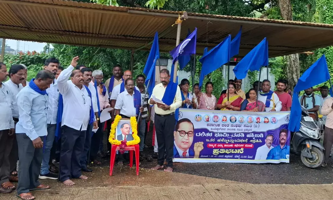 ಹಕ್ಕು ಪತ್ರ ನೀಡದಿದ್ದರೆ ಅಹೋ ರಾತ್ರಿ ಧರಣಿ : ಶ್ಯಾಮರಾಜ್ ಬಿರ್ತಿ