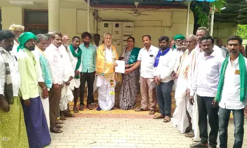 ಯಾದಗಿರಿ | ಕೃಷ್ಣಾ ನದಿಯಿಂದ ಏತನೀರಾವರಿ ಮಾಡಿ ರೈತರ ಜಮೀನಿಗೆ ನೀರು ಒದಗಿಸಲು ಶಾಸಕರಿಗೆ ಮನವಿ