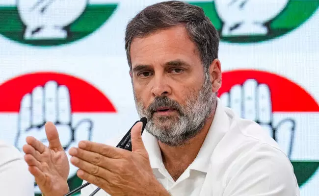 ಭಾರತ ಉತ್ಪಾದನೆಯಲ್ಲಿ ಸ್ವಾವಲಂಬನೆ ಸಾಧಿಸುವವರೆಗೂ ‘ಮೇಕ್ ಇನ್ ಇಂಡಿಯಾ’ ಭಾಷಣದಲ್ಲೇ ಉಳಿಯಲಿದೆ: ರಾಹುಲ್ ಗಾಂಧಿ ವ್ಯಂಗ್ಯ