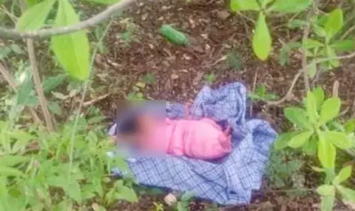 ಚಾಮರಾಜನಗರ | ರಸ್ತೆ ಬದಿಯಲ್ಲಿ ನವಜಾತ ಶಿಶು ಬಿಟ್ಟು ಹೋದ ಪೋಷಕರು!