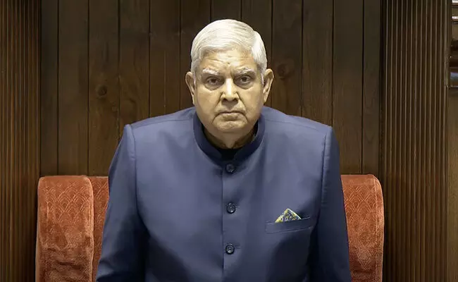 ಉಪ ರಾಷ್ಟ್ರಪತಿ ಸ್ಥಾನಕ್ಕೆ ರಾಜೀನಾಮೆ ನೀಡಿದ ಜಗದೀಪ್ ಧನ್ಕರ್‌