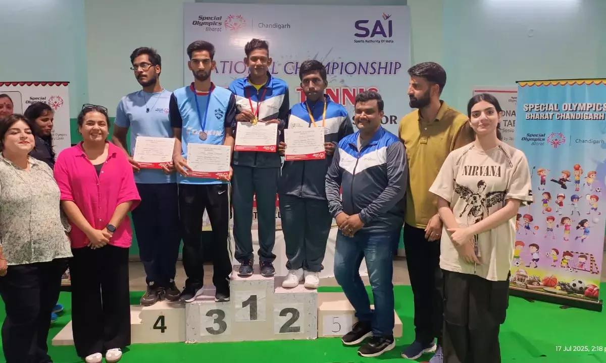 ರಾಷ್ಟ್ರಮಟ್ಟದ ಟೇಬಲ್ ಟೆನ್ನಿಸ್ ಸ್ಪರ್ಧೆ: ಅರುಣೋದಯ ವಿಶೇಷ ಶಾಲೆಯ ವಿದ್ಯಾರ್ಥಿ ನಿಶಾಂತ್ ಗೆ ಚಿನ್ನದ ಪದಕ