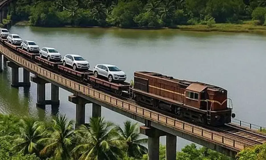 ಕೊಂಕಣ ರೈಲ್ವೆಯಿಂದ ರೋ-ರೋ ಕಾರು ಸೇವೆ ಪ್ರಾರಂಭ