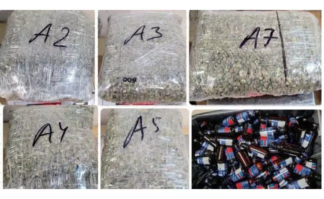 ಮುಂಬೈ ವಿಮಾನ ನಿಲ್ದಾಣದಲ್ಲಿ 7.32 ಕೋಟಿ ರೂ.ಗಳ ಡ್ರಗ್ಸ್ ವಶ; ನಾಲ್ವರ ಬಂಧನ ಮುಂಬೈ ವಿಮಾನ ನಿಲ್ದಾಣದಲ್ಲಿ 7.32 ಕೋಟಿ ರೂ.ಗಳ ಡ್ರಗ್ಸ್ ವಶ; ನಾಲ್ವರ ಬಂಧನ