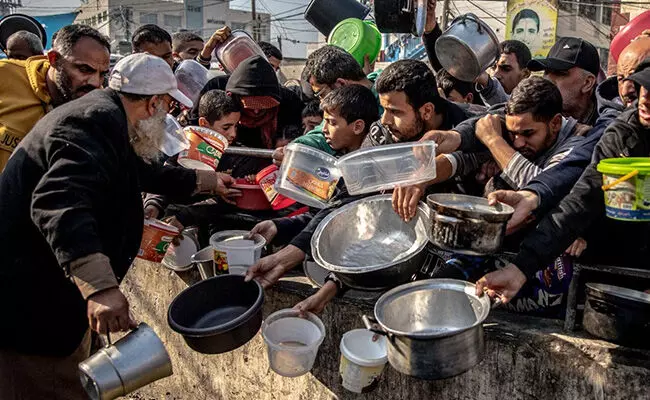 ಗಾಝಾ: ಹಸಿವಿನಿಂದ 21 ಮಕ್ಕಳು ಮೃತ್ಯು