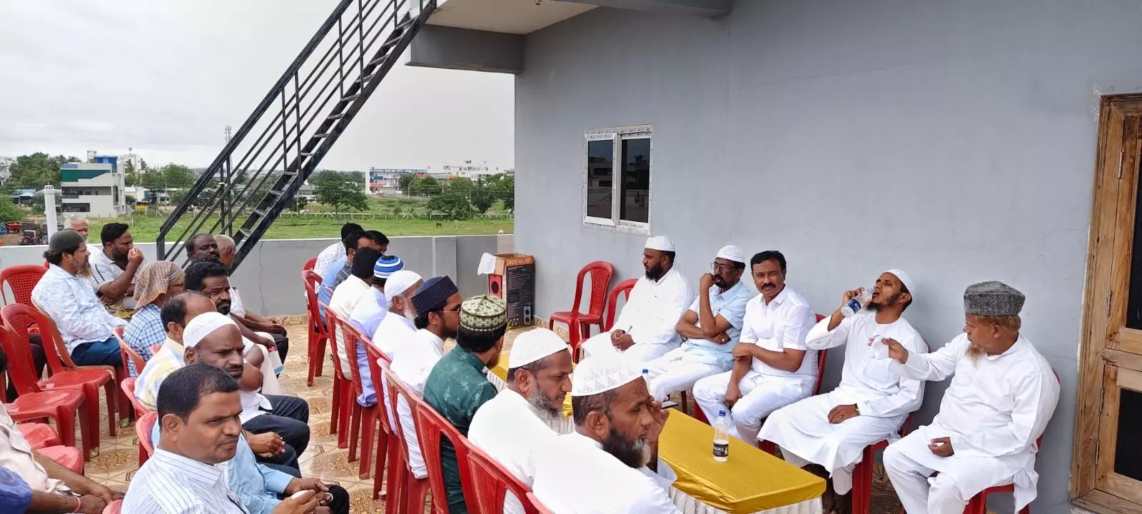 ಸಿಂಧನೂರು | ನಗರಸಭೆ ಮಾಜಿ ಅಧ್ಯಕ್ಷ ಜಾಫರ್ ಜಾಹಗೀರ್ ದಾರ್ ನಿವಾಸದಲ್ಲಿ ಮುಸ್ಲಿಂ ಮುಖಂಡರ ಕುಂದು ಕೊರತೆ ಸಭೆ