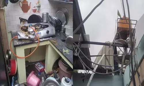 ಶಿವಮೊಗ್ಗ | ಗ್ಯಾಸ್ ಸಿಲಿಂಡರ್ ಸ್ಪೋಟ: ಮೂವರಿಗೆ ಗಾಯ