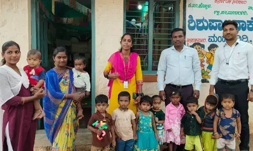 ಕುಕನೂರು | ಕ್ರೇಶ್ ಸಂಸ್ಥೆಯಿಂದ ಕೂಸಿನ ಮನೆಗಳ ಪರಿಶೀಲನೆ