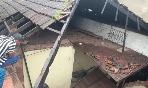 ಉಳ್ಳಾಲ: ವಿಪರೀತ ಮಳೆಗೆ ಮನೆ ಕುಸಿತ