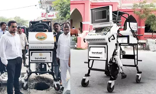 ಯಂತ್ರಚಾಲಿತ ರೋಬೋಟಿಕ್ ಸ್ಕ್ಯಾವೆಂಜರ್ ಬ್ಯಾಂಡಿಕೂಟ್‌ಗೆ ಚಾಲನೆ ನೀಡಿದ ಆಯುಕ್ತ ಜುಬೀನ್