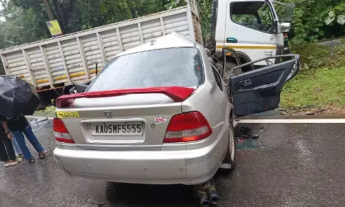 ಮಡಿಕೇರಿ | ಕೋಯನಾಡಿನಲ್ಲಿ ಭೀಕರ ರಸ್ತೆ ಅಪಘಾತ: ನಾಲ್ವರು ಮೃತ್ಯು