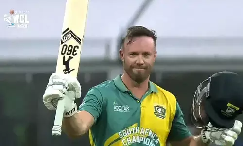 ವರ್ಲ್ಡ್ ಚಾಂಪಿಯನ್‌ ಶಿಪ್ ಆಫ್ ಲೆಜಂಡ್ಸ್ ನಲ್ಲಿ ಡಿ ವಿಲಿಯರ್ಸ್ ಅಜೇಯ ಶತಕ; ಹೊಸ ದಾಖಲೆ