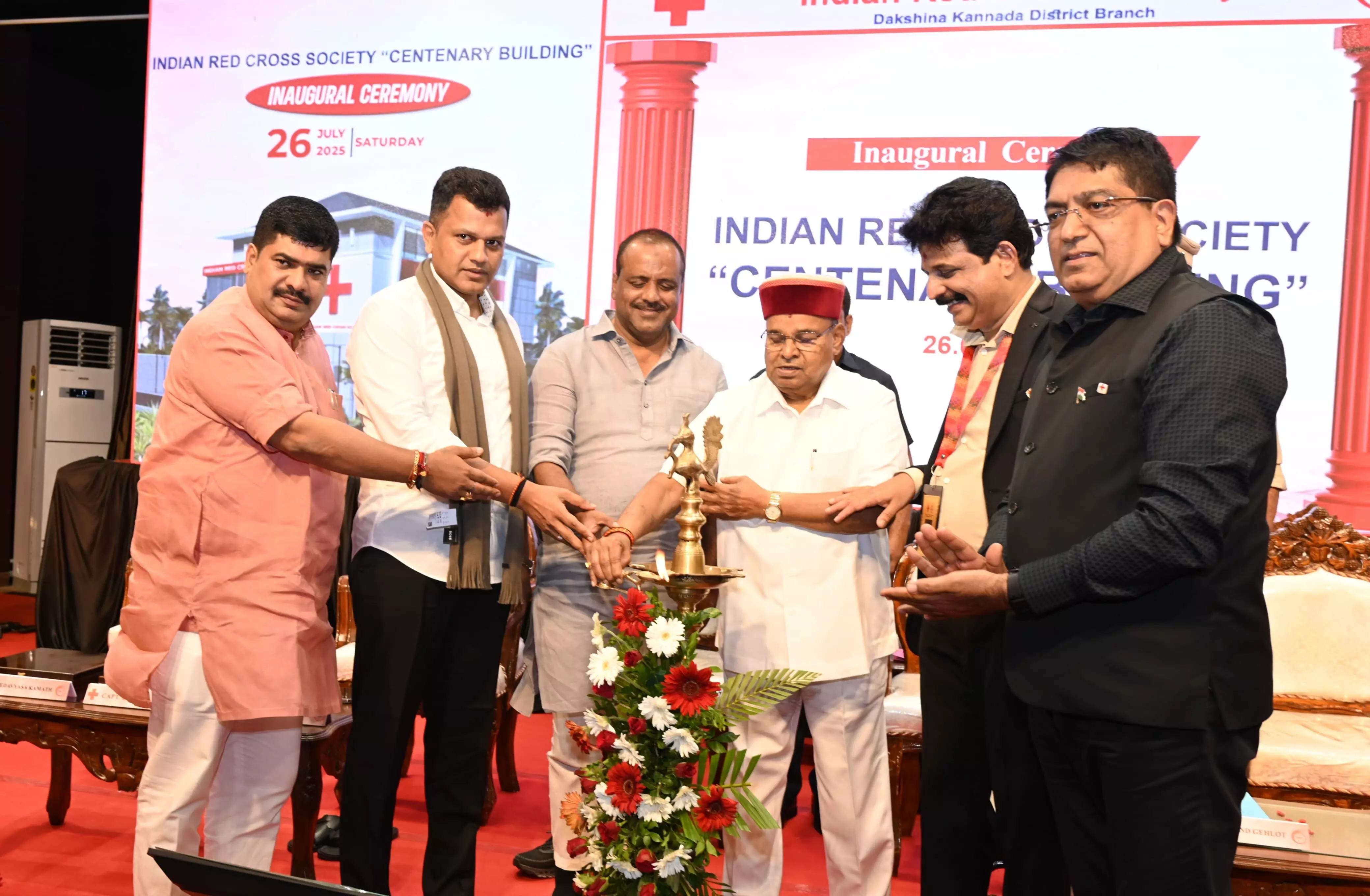 ಮಂಗಳೂರು: ರೆಡ್ ಕ್ರಾಸ್ ಶತಮಾನೋತ್ಸವ ಕಟ್ಟಡ ಉದ್ಘಾಟನೆ