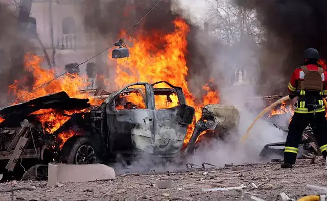 ಉಕ್ರೇನ್: ರಶ್ಯದ ವೈಮಾನಿಕ ದಾಳಿಯಲ್ಲಿ ಮೂವರು ಮೃತ್ಯು