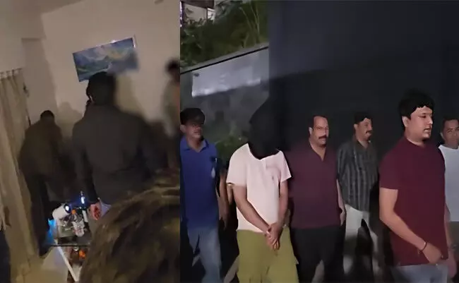 ಮಹಾರಾಷ್ಟ್ರ | ‘ಡ್ರಗ್ ಪಾರ್ಟಿ’ ಭೇದಿಸಿದ ಪೊಲೀಸರು ಮಹಾರಾಷ್ಟ್ರ | ‘ಡ್ರಗ್ ಪಾರ್ಟಿ’ ಭೇದಿಸಿದ ಪೊಲೀಸರು