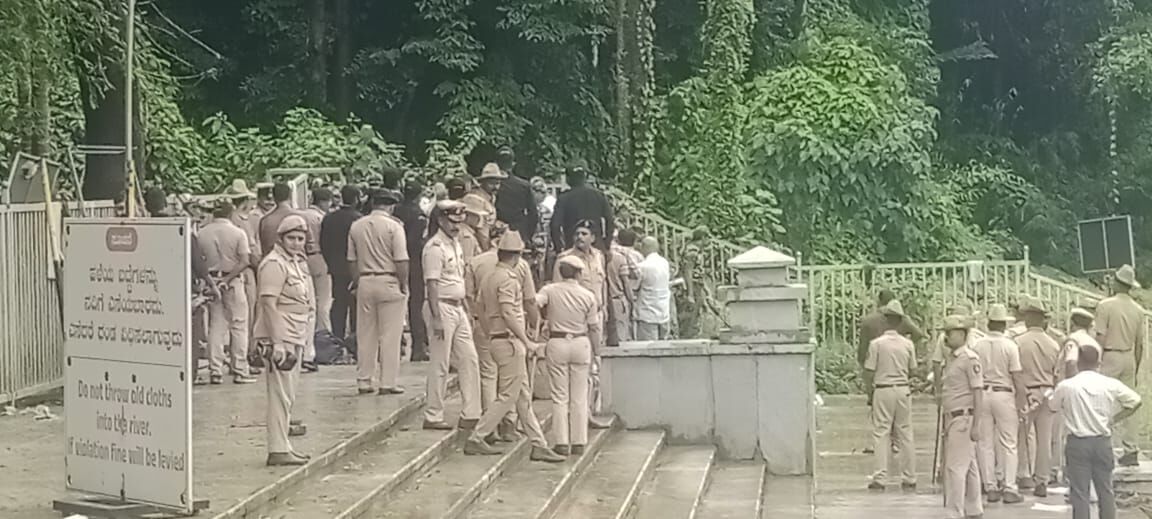 ಧರ್ಮಸ್ಥಳ ದೂರು | ನೇತ್ರಾವತಿ ಸ್ನಾನಘಟ್ಟದಲ್ಲಿ ಮಹಜರು ಪ್ರಕ್ರಿಯೆ ಆರಂಭ