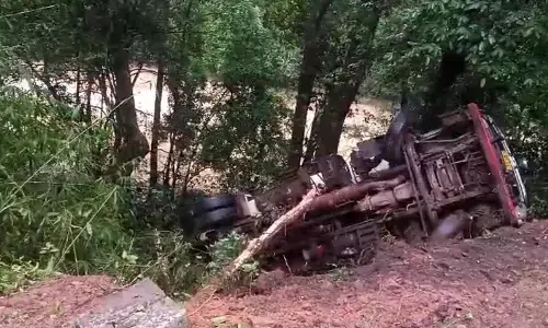 ಶಿರಾಡಿ ಘಾಟ್: ಟ್ಯಾಂಕರ್ ಪಲ್ಟಿ