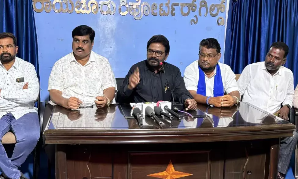 ರಾಯಚೂರು | ಬಿಜೆಪಿಯ ಯುವ ಮುಖಂಡ ಸನ್ನಿ ಗಡಿಪಾರು ರಾಜಕೀಯ ಪ್ರೇರಿತ : ಜೆ.ಬಿ.ರಾಜು ಆರೋಪ