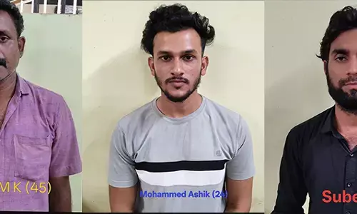 ಬೆಳುವಾಯಿಯಲ್ಲಿ ಗಾಂಜಾ ಸಾಗಾಟ ಪತ್ತೆ: ಮೂವರು ಆರೋಪಿಗಳ ಬಂಧನ