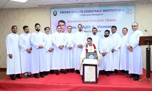 ಫಾದರ್ ಮುಲ್ಲರ್ ಕಾಲೇಜ್ ಆಫ್ ಅಲೈಡ್ ಹೆಲ್ತ್ ಸೈನ್ಸಸ್‌ನ ಆಡಳಿತಾಧಿಕಾರಿಯಾಗಿದ್ದ ಫಾದರ್ ಅಜಿತ್ ಮಿನೇಜಸ್‌ಗೆ ವಿದಾಯ