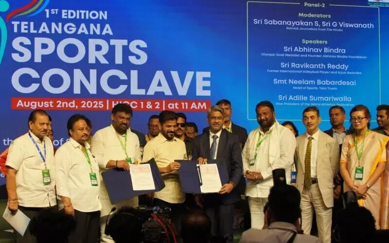 ಬಾಲಕಿಯರ ಫಿಫಾ ಪ್ರತಿಭಾ ಅಕಾಡೆಮಿ ಆರಂಭಕ್ಕೆ ಎಐಎಫ್ಎಫ್-ತೆಲಂಗಾಣ ಸರಕಾರ ಒಪ್ಪಂದ ಬಾಲಕಿಯರ ಫಿಫಾ ಪ್ರತಿಭಾ ಅಕಾಡೆಮಿ ಆರಂಭಕ್ಕೆ ಎಐಎಫ್ಎಫ್-ತೆಲಂಗಾಣ ಸರಕಾರ ಒಪ್ಪಂದ