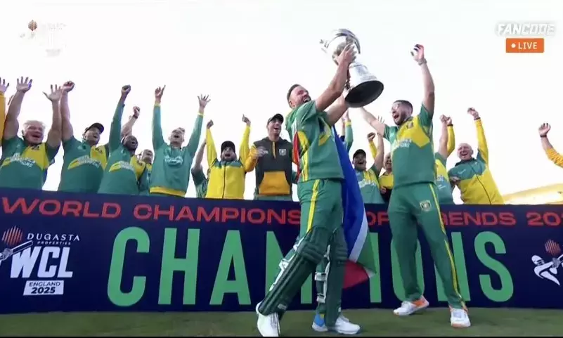 ದಕ್ಷಿಣ ಆಫ್ರಿಕಾ ಚಾಂಪಿಯನ್ಸ್ ತಂಡಕ್ಕೆ ಡಬ್ಲ್ಯುಸಿಎಲ್ ಪ್ರಶಸ್ತಿ