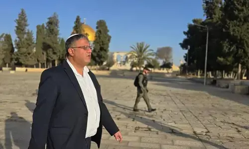 ಅಲ್-ಅಖ್ಸಾ ಮಸೀದಿ ಆವರಣದಲ್ಲಿ ಪ್ರಾರ್ಥನೆ ಸಲ್ಲಿಸಿದ ಇಸ್ರೇಲ್ ಸಚಿವ!