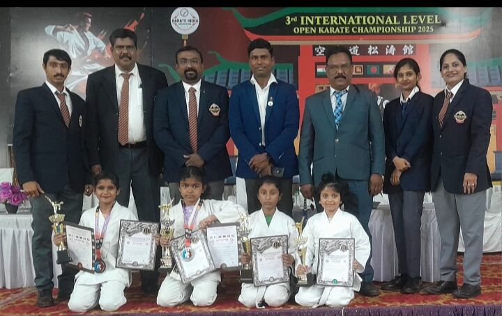 ಶಿವಮೊಗ್ಗ ಅಂತರರಾಷ್ಟ್ರೀಯ ಕರಾಟೆ ಸ್ಪರ್ಧೆ: ಎಳ್ಳಾರೆಯ ಶರಣ್ಯಗೆ ಕಂಚು