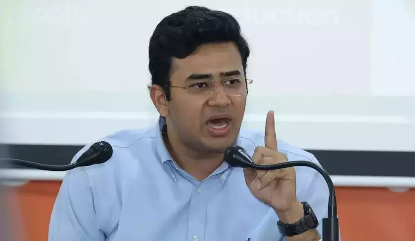 ಬೆಂಗಳೂರಿನಲ್ಲಿ ದಿಲ್ಲಿಯ ನಂತರದ ದೊಡ್ಡ ಮೆಟ್ರೊ ಸಂಚಾರ ಜಾಲ : ತೇಜಸ್ವಿ ಸೂರ್ಯ ಬೆಂಗಳೂರಿನಲ್ಲಿ ದಿಲ್ಲಿಯ ನಂತರದ ದೊಡ್ಡ ಮೆಟ್ರೊ ಸಂಚಾರ ಜಾಲ : ತೇಜಸ್ವಿ ಸೂರ್ಯ