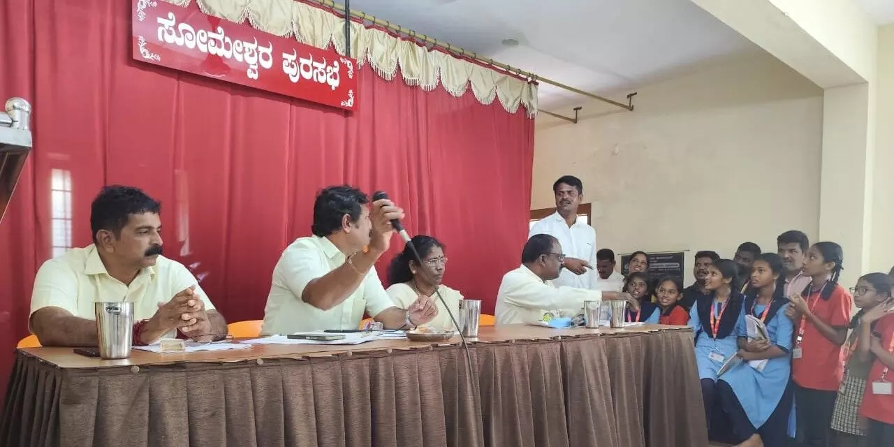 ಸೋಮೇಶ್ವರ ಪುರಸಭೆ ಸಾಮಾನ್ಯ ಸಭೆ: ರಸ್ತೆ, ಪೈಪ್ ಲೈನ್ ಕಾಮಗಾರಿ ಸರಿಪಡಿಸಲು ಆಗ್ರಹ