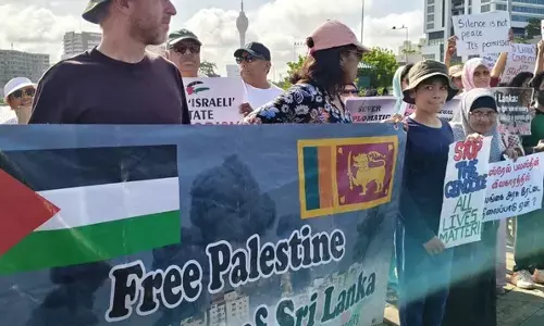 ಶ್ರೀಲಂಕಾ | ಇಸ್ರೇಲ್‌ ಪ್ರಜೆಗಳಿಗೆ ವೀಸಾ-ಮುಕ್ತ ನೀತಿ ರದ್ದತಿಗೆ ಆಗ್ರಹಿಸಿದ ಮಾನವ ಹಕ್ಕುಗಳ ಕಾರ್ಯಕರ್ತರು