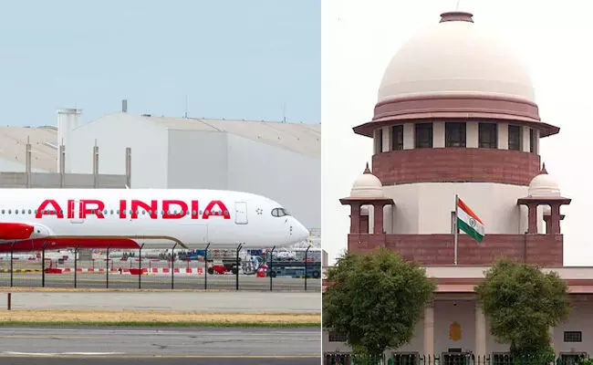 ಏರ್ ಇಂಡಿಯಾವನ್ನೇ ಏಕೆ ಗುರಿಯಾಗಿಸಿಕೊಂಡಿದ್ದೀರಿ?: ಸುಪ್ರೀಂ ಕೋರ್ಟ್ ಪ್ರಶ್ನೆ ಏರ್ ಇಂಡಿಯಾವನ್ನೇ ಏಕೆ ಗುರಿಯಾಗಿಸಿಕೊಂಡಿದ್ದೀರಿ?: ಸುಪ್ರೀಂ ಕೋರ್ಟ್ ಪ್ರಶ್ನೆ