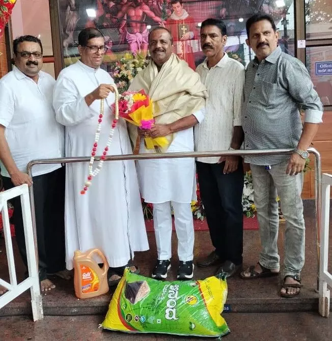 ಬೋಂದೆಲ್ ಸೈಂಟ್ ಲಾರೆನ್ಸ್ ಪುಣ್ಯ ಕ್ಷೇತ್ರಕ್ಕೆ ಸ್ಪೀಕರ್ ಯು.ಟಿ. ಖಾದರ್ ಭೇಟಿ