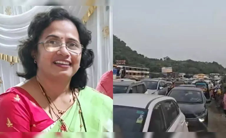 ಮಹಾರಾಷ್ಟ್ರ | ರಾಷ್ಟ್ರೀಯ ಹೆದ್ದಾರಿ 48ರ ಸಂಚಾರ ದಟ್ಟಣೆಯಲ್ಲಿ ಸಿಲುಕಿಕೊಂಡ ಆ್ಯಂಬ್ಯುಲೆನ್ಸ್; ಮಹಿಳೆ ಮೃತ್ಯು