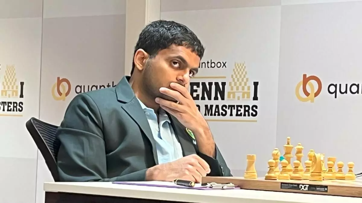 ಚೆನ್ನೈ ಗ್ರ್ಯಾಂಡ್ ಮಾಸ್ಟರ್ಸ್ ಚೆಸ್ ಟೂರ್ನಿ : ನಿಹಾಲ್ಗೆ ಜಯ, ಕೀಮರ್ ಗೆಲುವಿನ ಓಟ ಮುಂದುವರಿಕೆ ಚೆನ್ನೈ ಗ್ರ್ಯಾಂಡ್ ಮಾಸ್ಟರ್ಸ್ ಚೆಸ್ ಟೂರ್ನಿ : ನಿಹಾಲ್ಗೆ ಜಯ, ಕೀಮರ್ ಗೆಲುವಿನ ಓಟ ಮುಂದುವರಿಕೆ