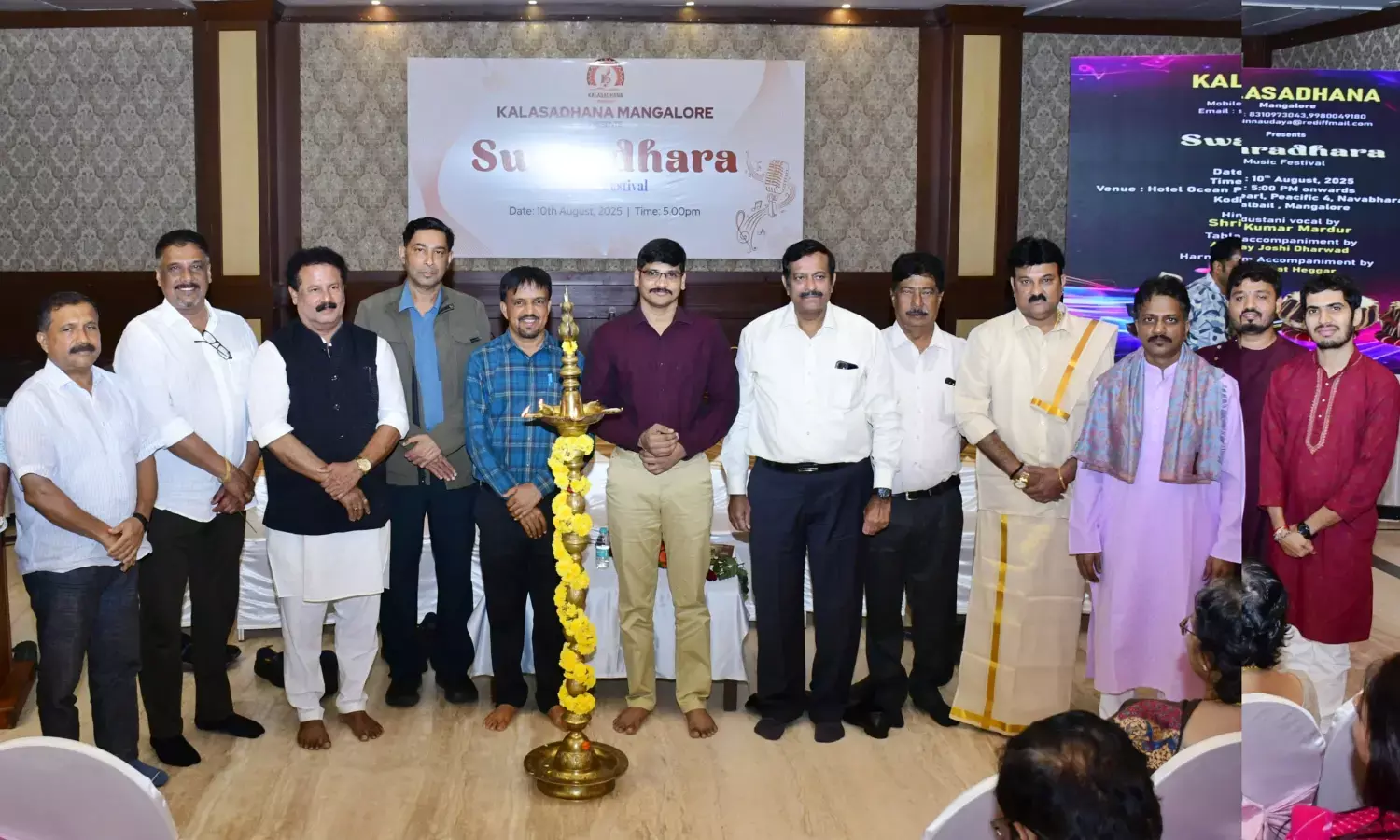 ಕಲಾಸಾಧನ ಸ್ವರಧಾರ ಸಂಗೀತ ಉತ್ಸವ; ಗಾನ ಸುಧೆಹರಿಸಿದ ಹಿಂದೂಸ್ತಾನಿ ಗಾಯಕ ಪಂ.ಕುಮಾರ್ ಮರ್ದೂರ್