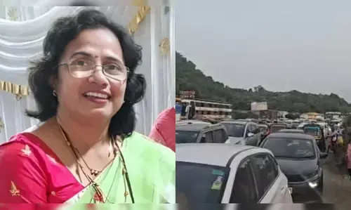 ಮಹಾರಾಷ್ಟ್ರ | ರಾಷ್ಟ್ರೀಯ ಹೆದ್ದಾರಿ 48ರ ಸಂಚಾರ ದಟ್ಟಣೆಯಲ್ಲಿ ಸಿಲುಕಿಕೊಂಡ ಆ್ಯಂಬ್ಯುಲೆನ್ಸ್; ಮಹಿಳೆ ಮೃತ್ಯು