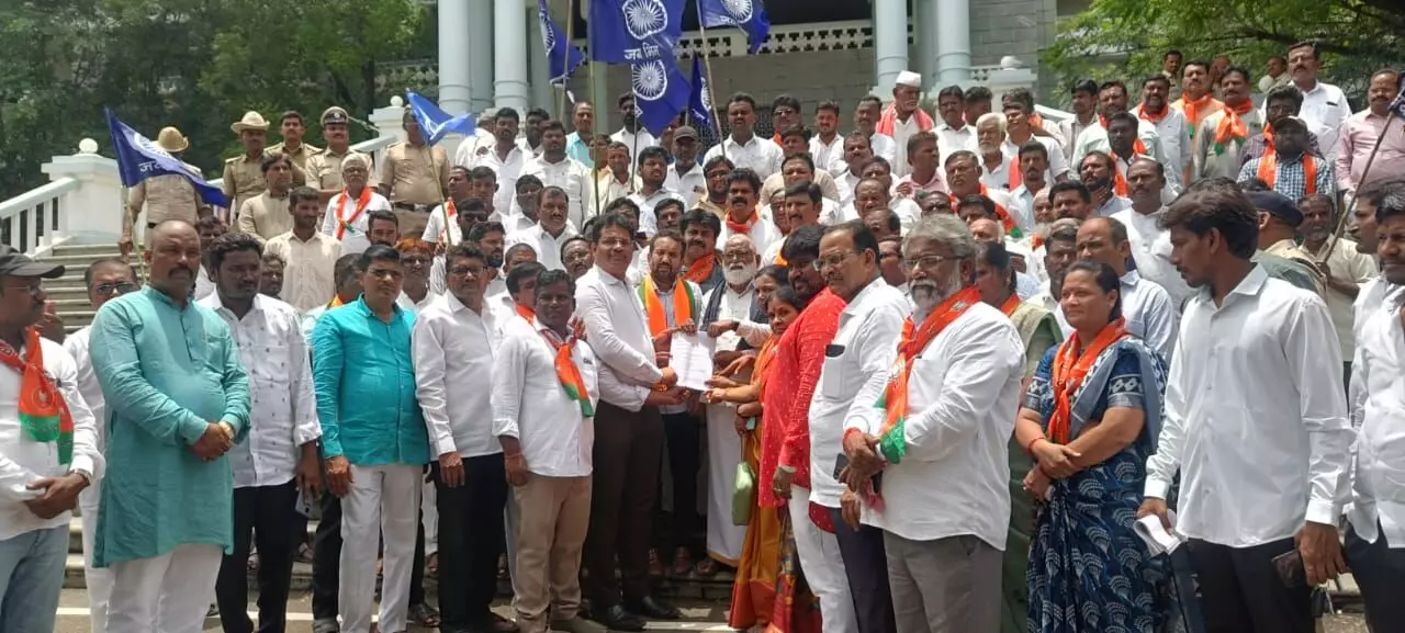 ಕಲಬುರಗಿ | ಎಸ್‌ಸಿಪಿ, ಟಿಎಸ್‌ಪಿ ಹಣ ದುರ್ಬಳಕೆ ಖಂಡಿಸಿ ಬಿಜೆಪಿ ಎಸ್‌ಸಿ ಮೋರ್ಚಾ ವತಿಯಿಂದ ಪ್ರತಿಭಟನೆ