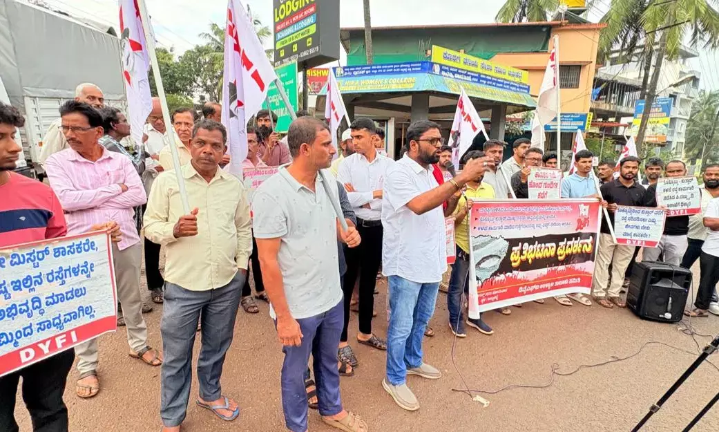 ಹದಗೆಟ್ಟ ರಸ್ತೆಯನ್ನು ಶೀಘ್ರ ದುರಸ್ತಿಗೊಳಿಸದೇ ಇದ್ದಲ್ಲಿ ಸರಣಿ ಹೋರಾಟ: ಬಿ.ಕೆ ಇಮ್ತಿಯಾಝ್