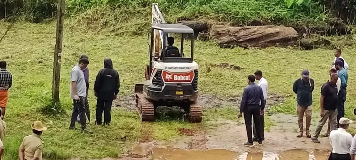 ಧರ್ಮಸ್ಥಳ ಪ್ರಕರಣ | 13ನೇ ಸ್ಥಳದಲ್ಲಿ ಜಿಪಿಆರ್ ಶೋಧದ ಬಳಿಕ ಉತ್ಖನನ ಆರಂಭ