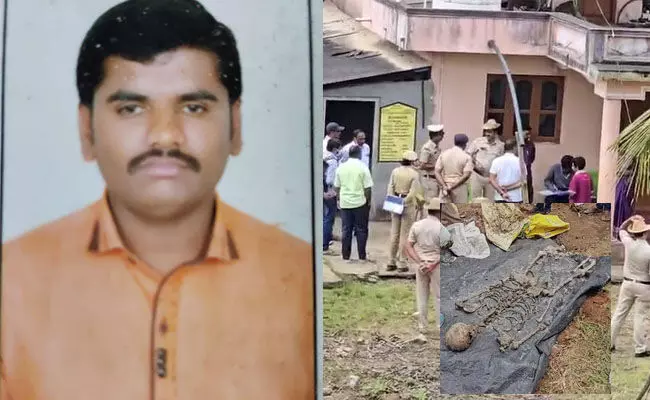 ಹಾಸನ | ಮನೆಯ ಇಂಗುಗುಂಡಿಯಲ್ಲಿ ಮಗನ ಅಸ್ಥಿಪಂಜರ ಪತ್ತೆ: ತಂದೆಯೇ ಕೊಲೆಗೈದು ಹೂತುಹಾಕಿರುವ ಶಂಕೆ