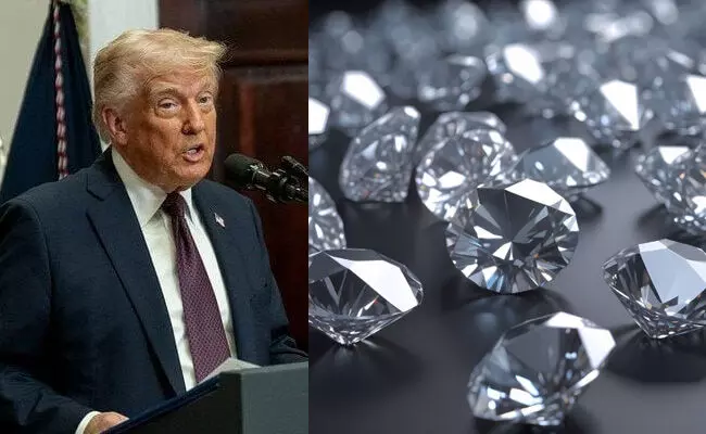 ಟ್ರಂಪ್ ಸುಂಕಾಸ್ತ್ರದಿಂದ ಗುಜರಾತಿನ ವಜ್ರೋದ್ಯಮಕ್ಕೆ ಸಂಕಷ್ಟ; ಒಂದು ಲಕ್ಷ ಉದ್ಯೋಗ ನಷ್ಟ!