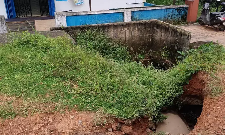 ಪರ್ಕಳ ರಾ.ಹೆದ್ದಾರಿ ಅವಾಂತರದಿಂದ ಬೃಹತ್ ಹೊಂಡ ಸೃಷ್ಟಿ!