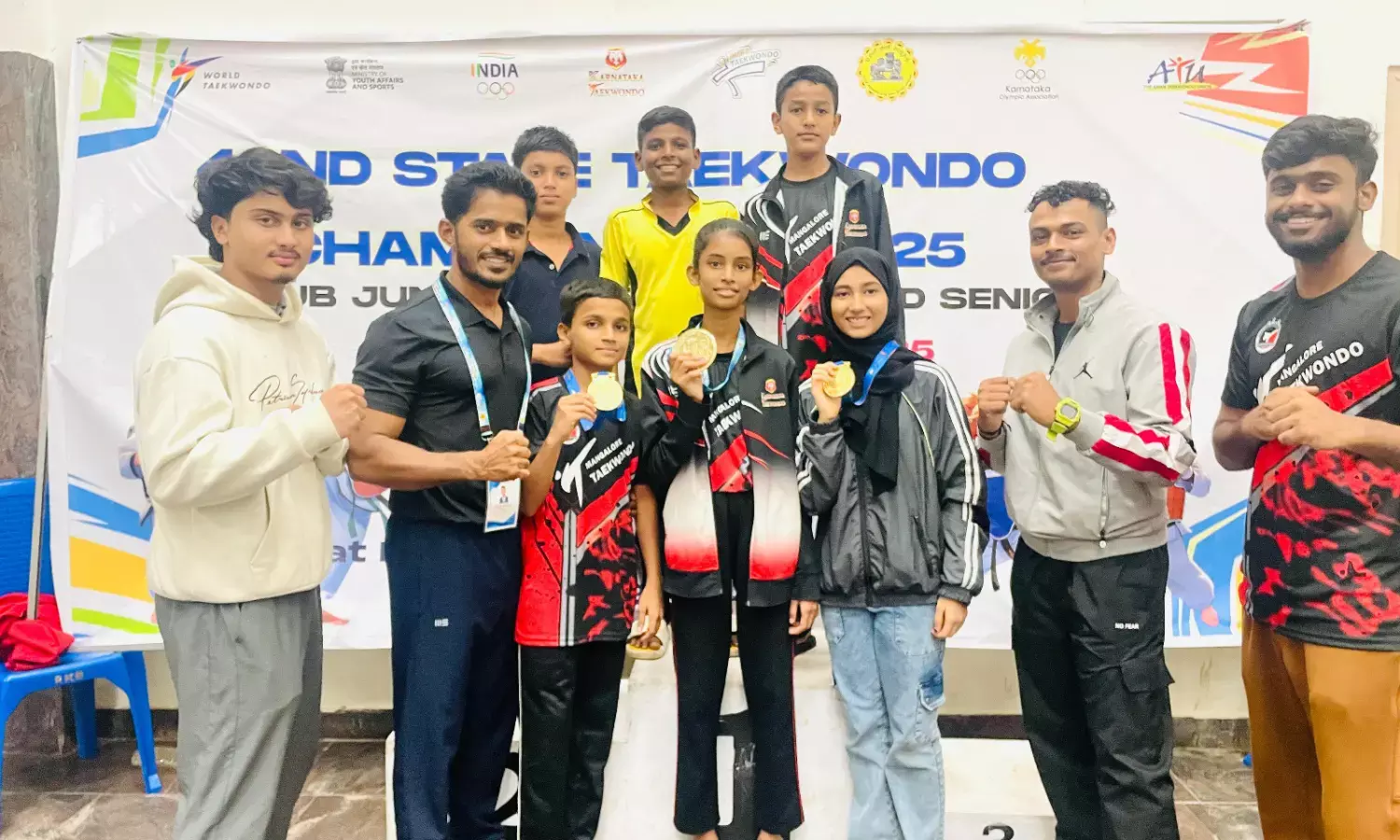 ಟೇಕ್ವಾಂಡೋ ಚಾಂಪಿಯನ್ ಶಿಪ್ : ದ.ಕ. ಜಿಲ್ಲೆಯ ಪಟುಗಳಿಂದ ಅಪೂರ್ವ ಪ್ರದರ್ಶನ